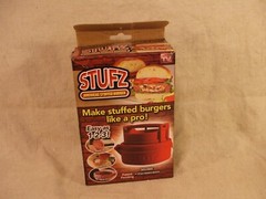 Stufz Stuffed Burger Press Hamburger Maker As Seen On TV Cooking Grilling BBQ
