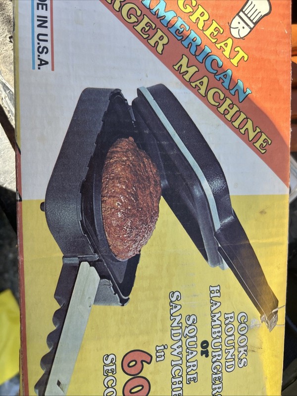 Great American Burger Machine Model 6000 American Electric Corp Vintage gallery