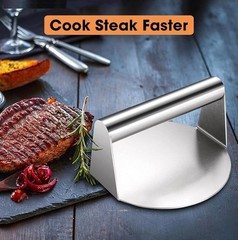 Hamburger Meat Press430Stainless Steel Non Stick Burger Patty Maker Kitchen Tool