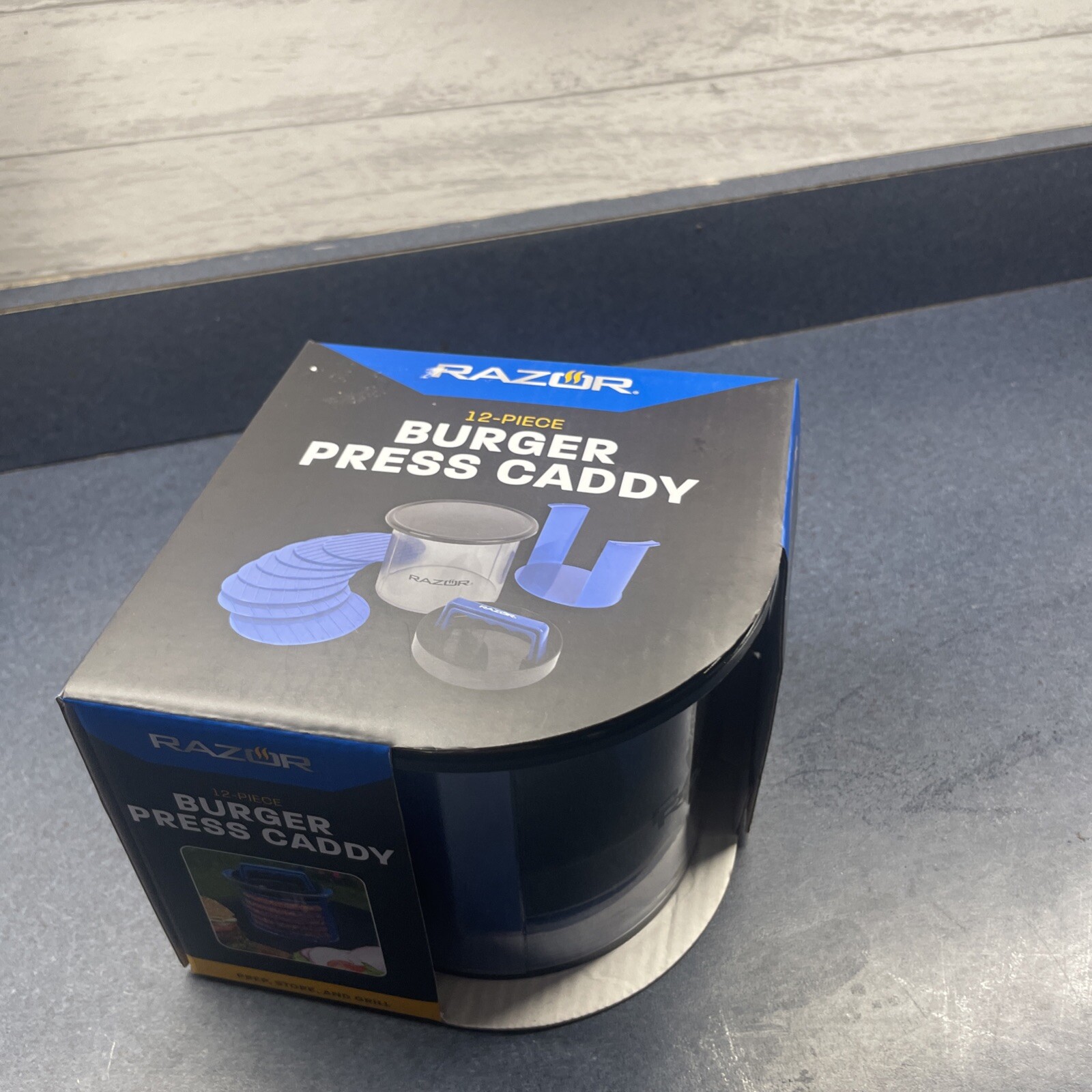 Razor 12 piece burger press caddy gallery
