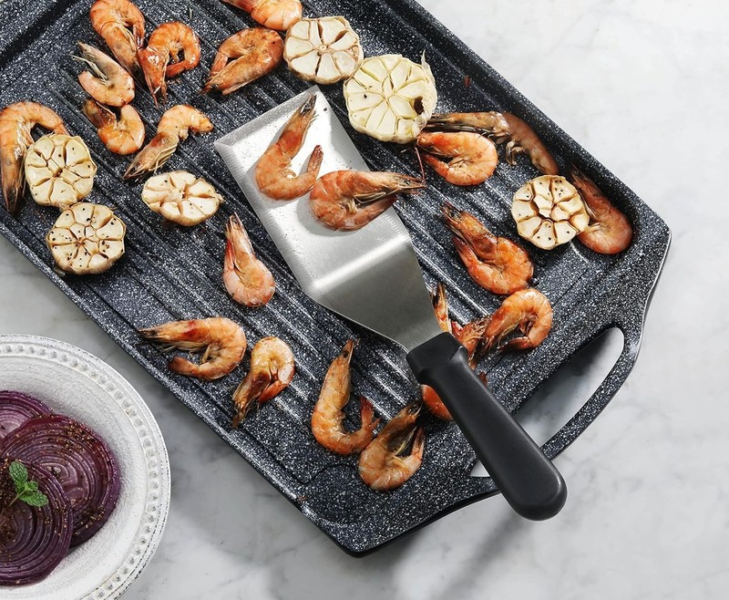 Versatile 11.5-Inch Heavy Duty Hamburger Turner with Durable Cutting Edge gallery