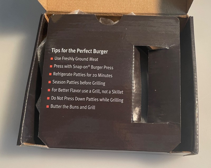 Snap - On - Custom Burger Press - Model SSX19P113 gallery