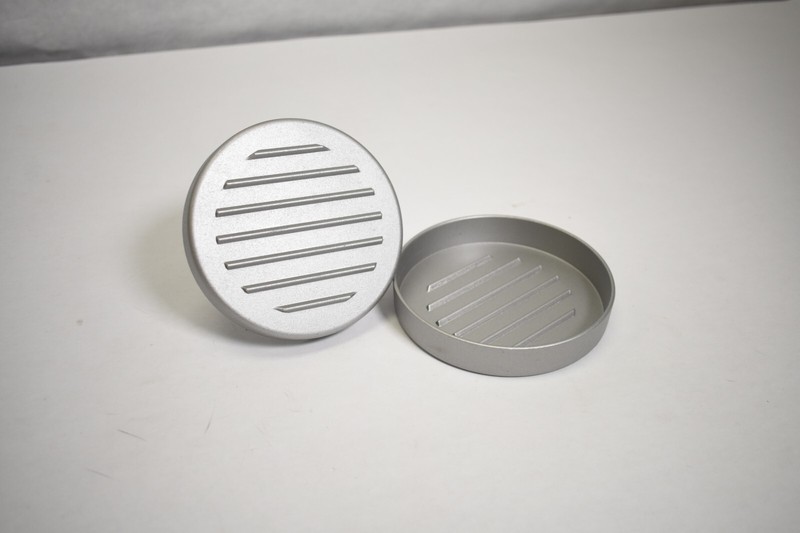 Hamburger Maker Meat Press Mold Stainless Steel Removable Handle Lot of 2 gallery
