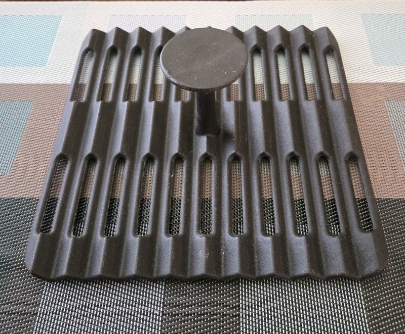 Meat Smasher for Ground Beef Big Cooking Grill Pan Smash Burger Press Black 9x9 gallery