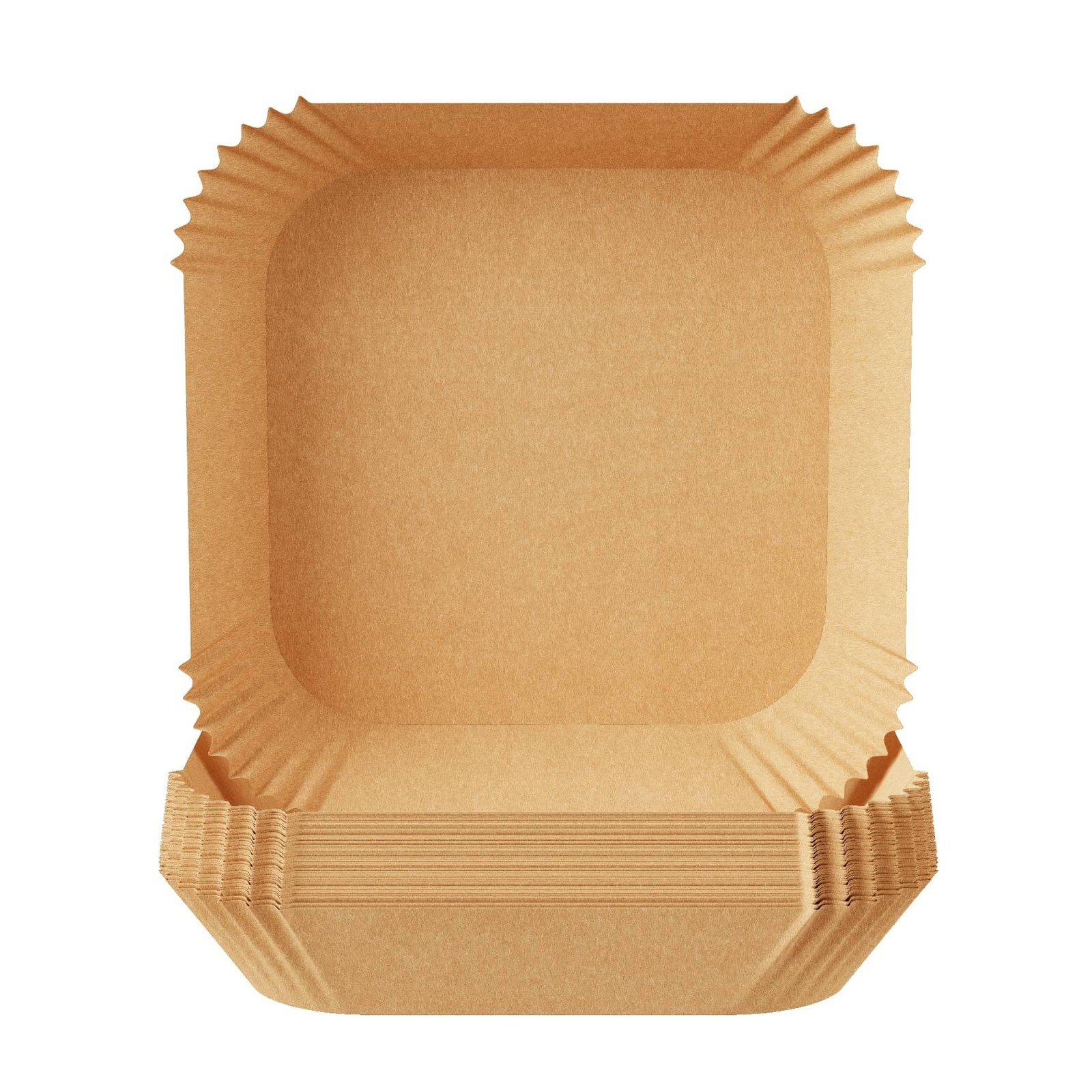 Air Fryer Paper Liners,100Pcs Square Parchment Paper, 9, Brown gallery