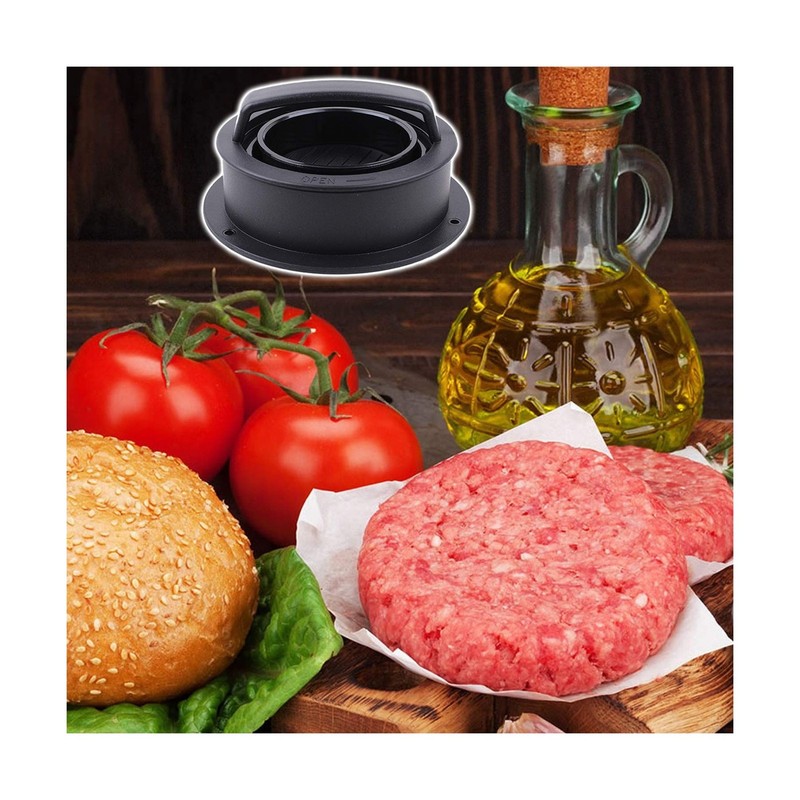 Burger Press, Hamburger Press Patty Maker With 100Pcs Hamburger Patty Paper, ... gallery