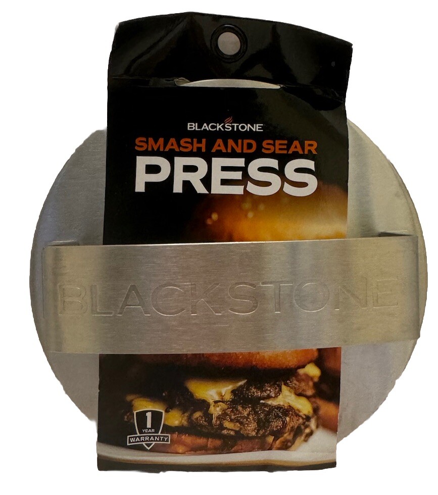 Blackstone 5349 Smash and Sear Press Burger Tool Stainless Steel Grill Gift