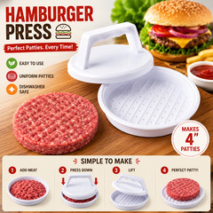 Hamburger Press Burger Patty Maker Mold BBQ Meat Press Party Kitchen Tools Grill