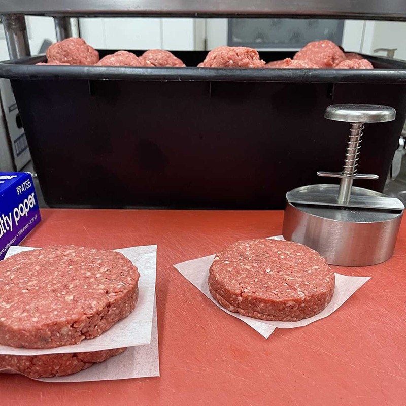 Stainless Steel Detachable BBQ Patty Maker 114MM Ideal for Perfect Hamburgers gallery