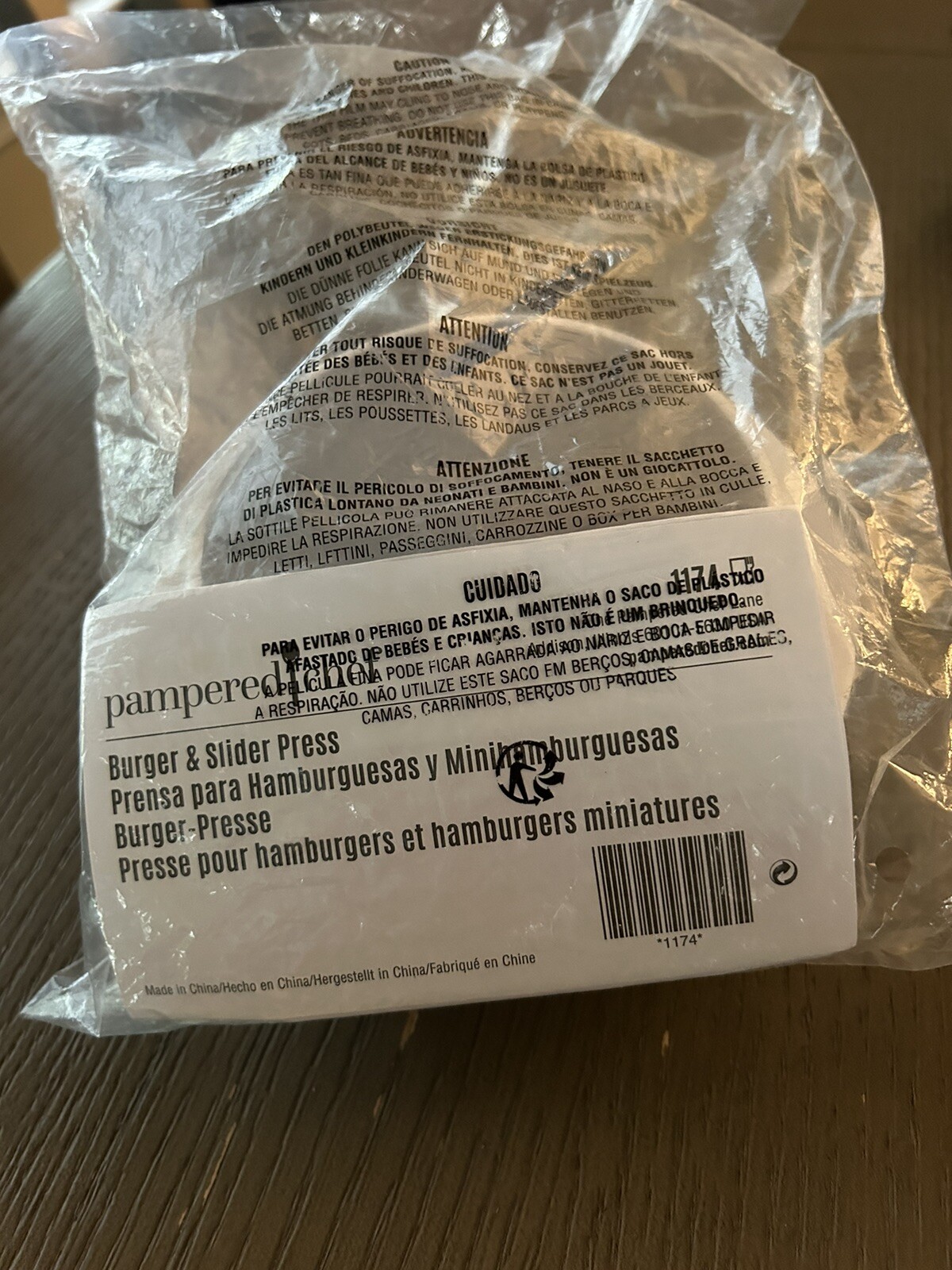 Pampered Chef Burger and Slider Press # 1174 ~BRAND NEW Sill In Factory Packet gallery