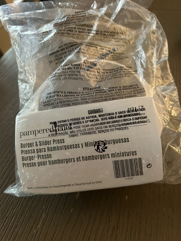 Pampered Chef Burger and Slider Press # 1174 ~BRAND NEW Sill In Factory Packet gallery