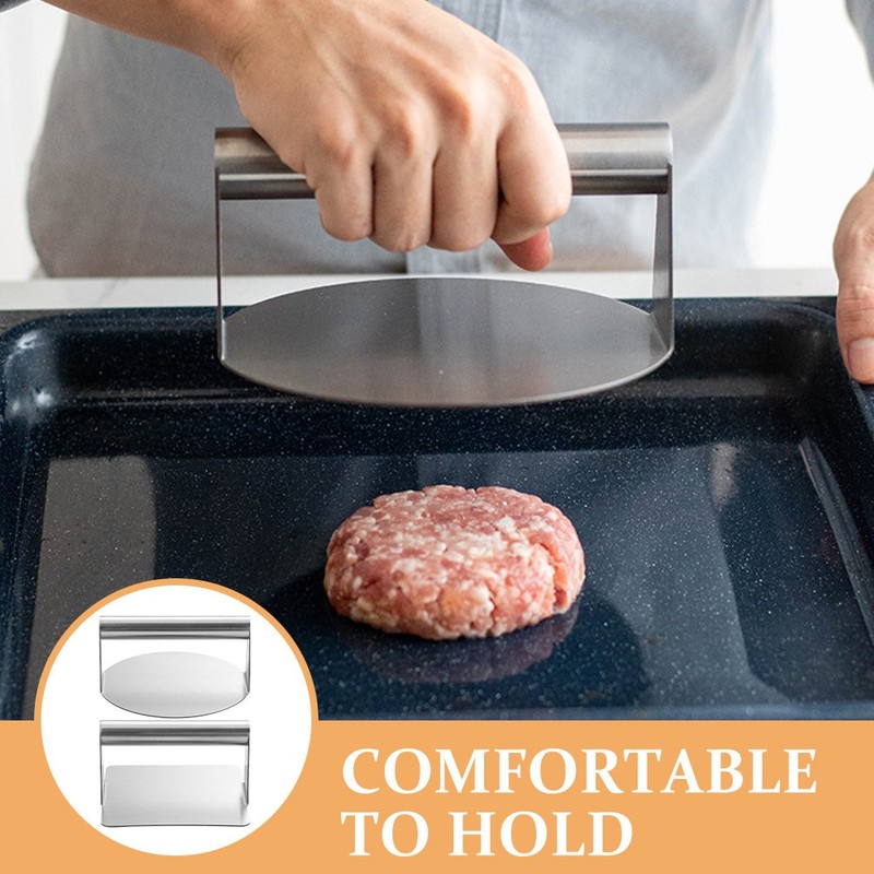 2 Pcs Kitchen Burger Patty Maker Adjustable Diameter Press Gadget gallery