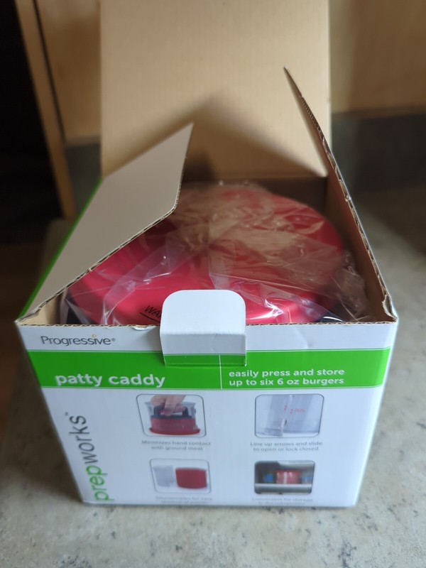 Prepworks by Progressive Hamburger Patty Caddy, Press and Storage Container gallery