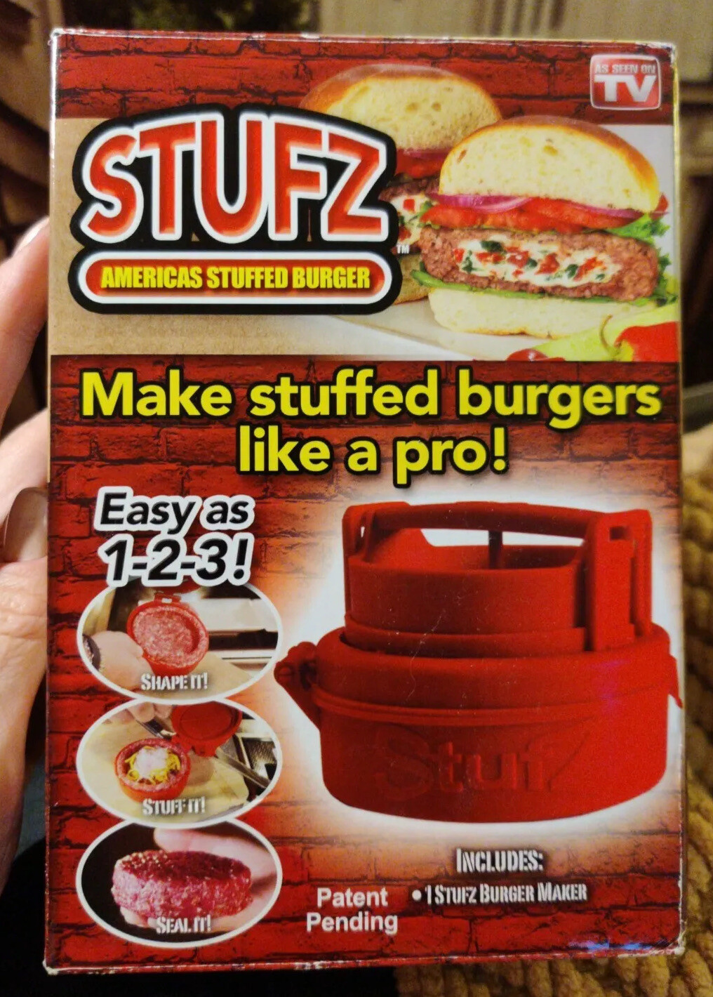 Set Of 2 STUFZ America's 🍔 Stuffed Burger Maker | Make Burgers Like A Pro! New gallery
