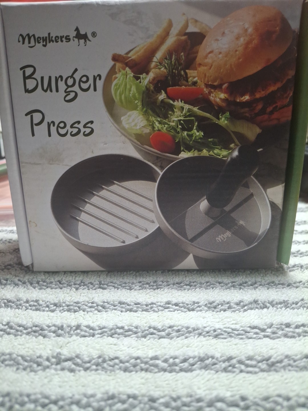 Meykers Burger Press Hamburger Patty Maker Mold Ring gallery