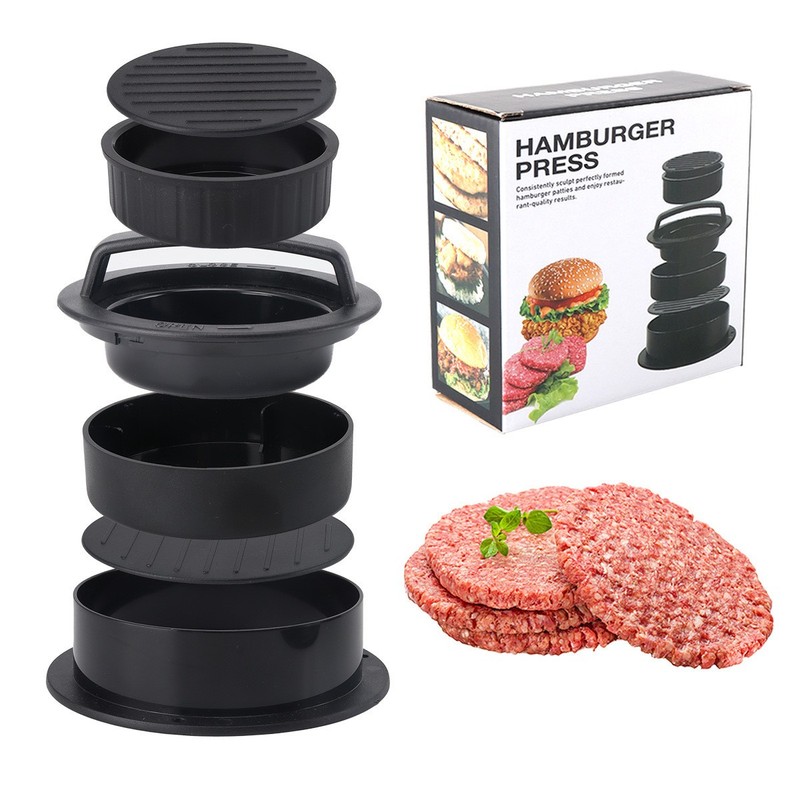 3 Ln 1 Non Stick Stuffed Burger Presshamburger Patty Molds Maker Slidersbbq Us gallery