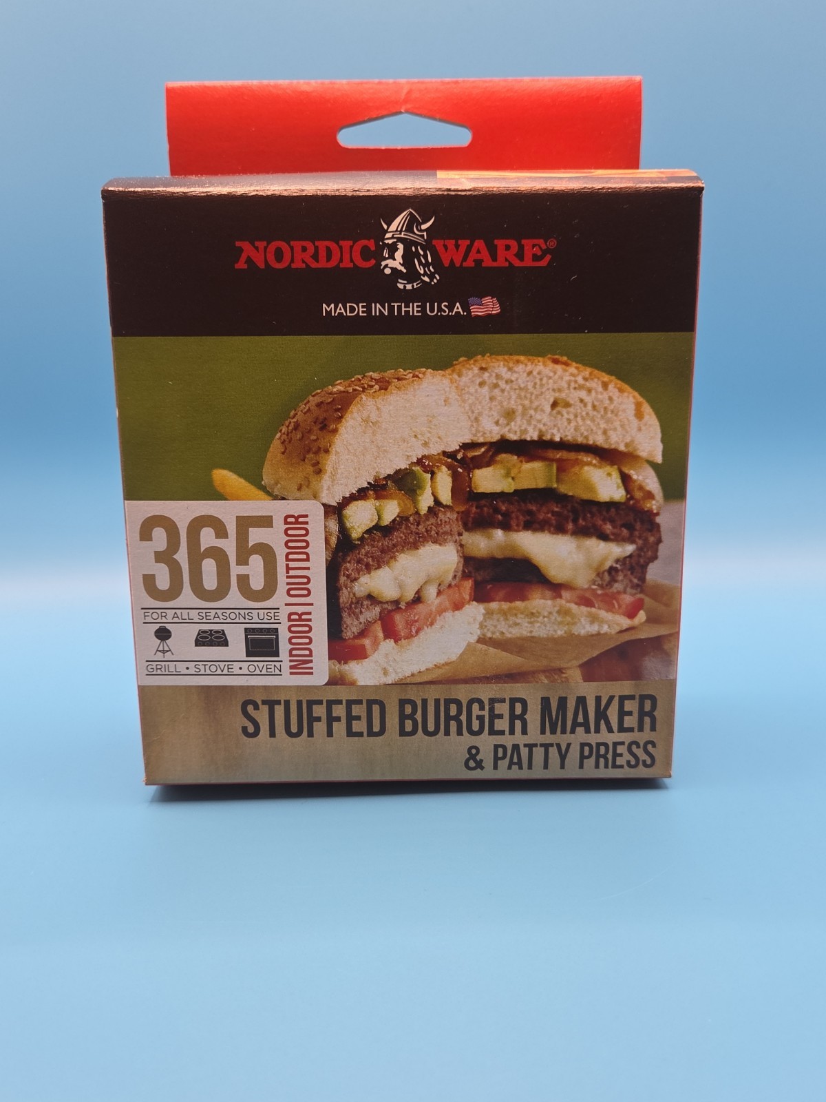 Nordic Ware 3 In 1 Stuffed Burger Maker And Patty Press Made in USA gallery