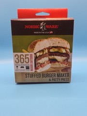 Nordic Ware 3 In 1 Stuffed Burger Maker And Patty Press Made in USA