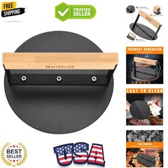 Smash Burger Press 6 inch, Round Burger Smasher Grill Press for Griddle Bacon…