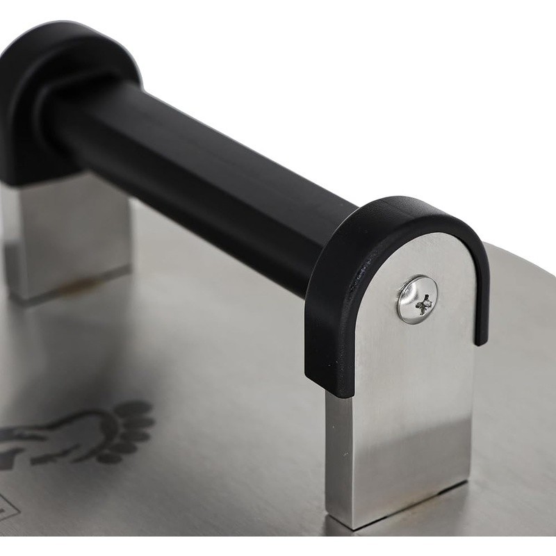 Heavy Duty Stainless Steel Burger Press 8 Inch Smashing Power Easy Clean Handle gallery