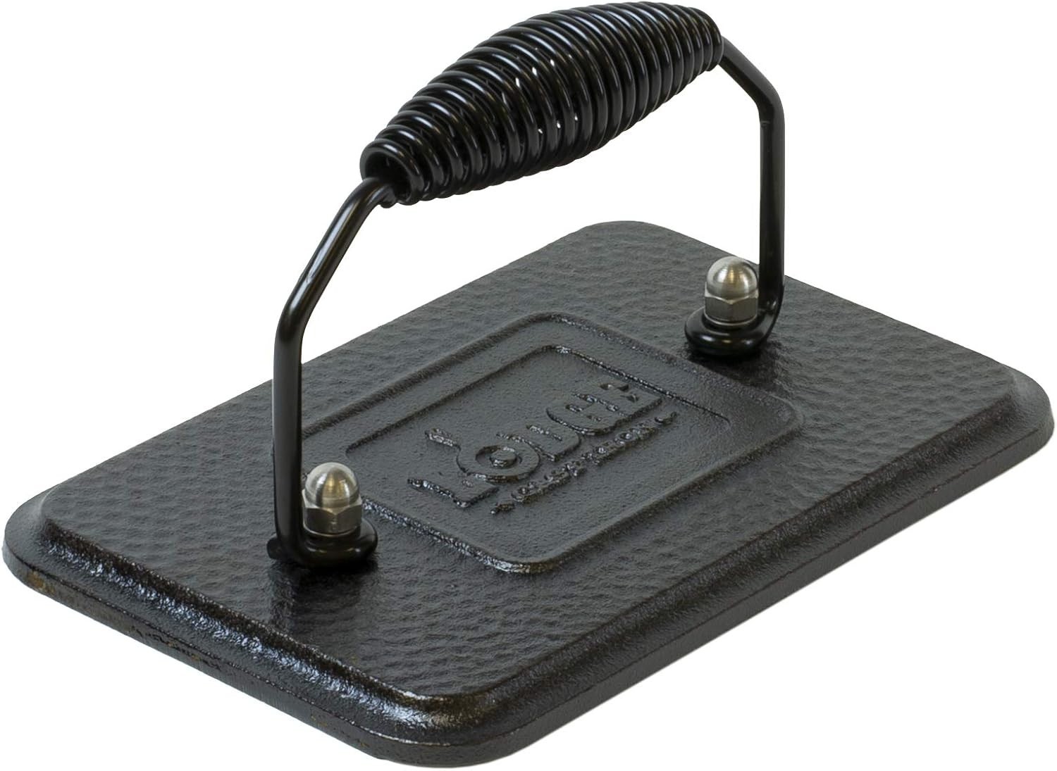 Lodge Pre-Seasoned Cast Iron Grill Press 6.75x4.5 Rectangular Cool-Grip Smash gallery