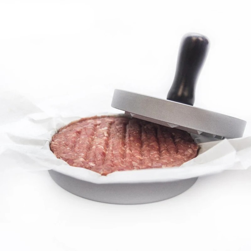 Hamburger Patty Maker Round Metal Mould Grill Burger Press - Cooking Tool gallery