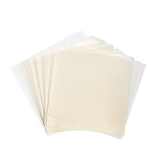 Weston Hamburger Patty Paper, 5.5” x Squares, Waxed, 1000 Count, White