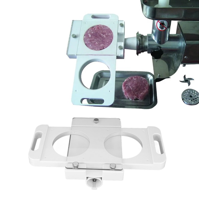 Hamburger Pressing Mould Maker Non Stick 2 Holes ABS Hamburger Press Patty Maker gallery