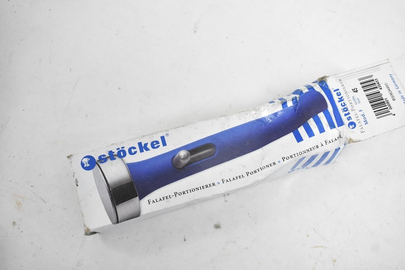 Stöckel Falafel Portioner Size 45 Mod F Made in Germany Stainless Steel Blue gallery