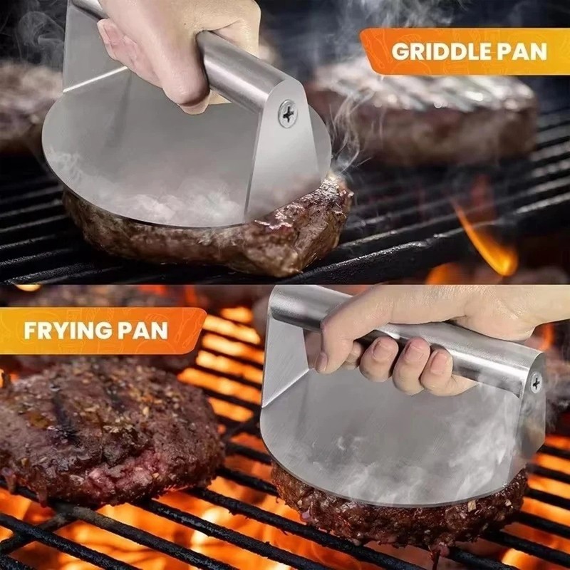 Stainless Steel Meat Pie Making Tool House Kitchen Meat Press Cake Pressing Die gallery