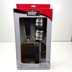 Weber Smashed Burger Combo Kit Set Stainless Steel NEW