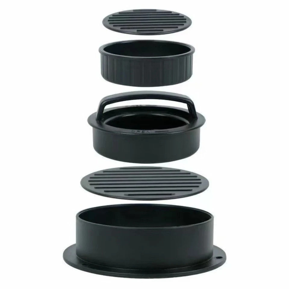 3-in-1 Non-Stick Hamburger Patty Maker Stuffed Burger Press Slider BBQ Mold Tool gallery