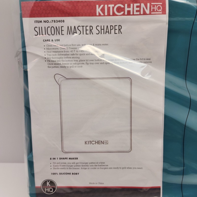 8 IN 1 Shape + Store Burger Master - Burger Press & Freezer Container gallery