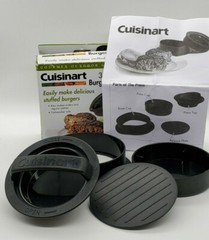 Cuisinart 3-in-1 Burger Press For Outdoor Grilling New