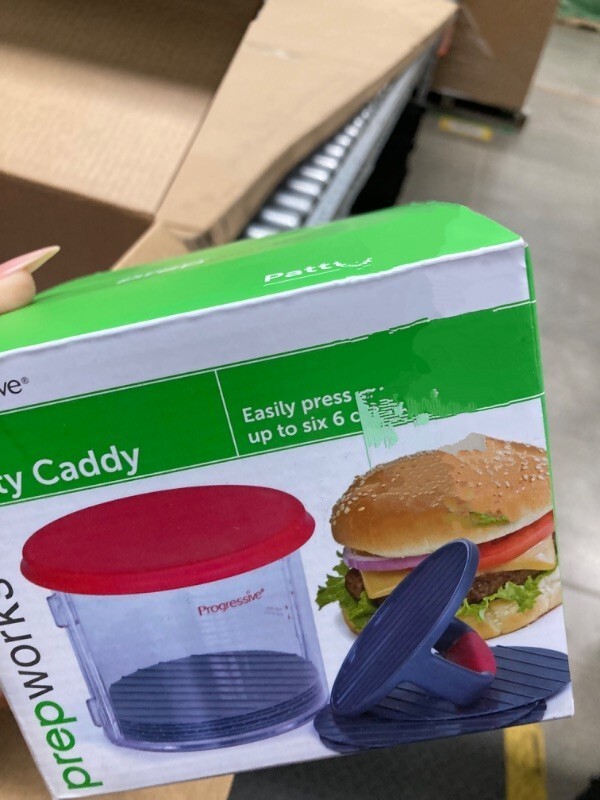 Prepworks by Progressive Hamburger Patty Caddy, Press and Storage Container gallery