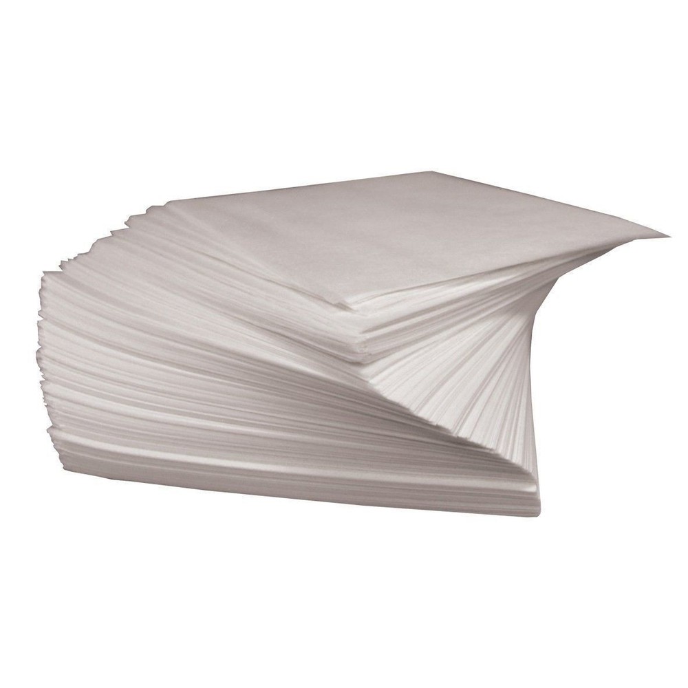 Silicone Coated Square Parchment Hamburger Patty Paper 5.5" x 5.5" - 1000 Sheets