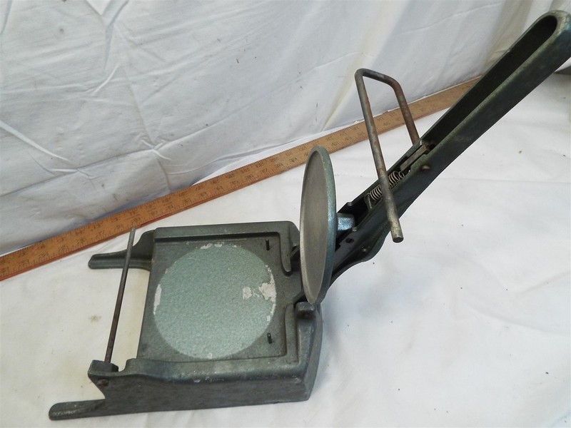 Vintage Art Deco HollMatic Holly Jr Hamburger 5" Patty Mold Press Machine Burger gallery