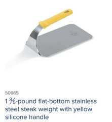 Vollrath Smash Burger Press/Smasher 6-inch/rubber handle *NEW*