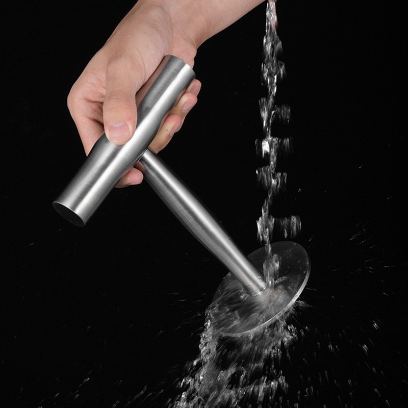Burger Smasher Stainless Steel Meat Patty Maker Small Press Steel、 Cooking Tool gallery