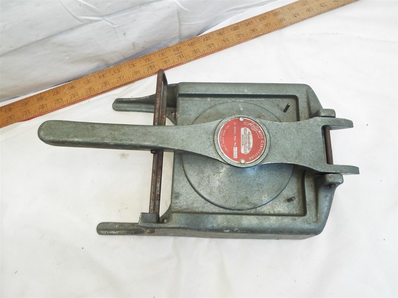 Vintage Art Deco HollMatic Holly Jr Hamburger 5" Patty Mold Press Machine Burger gallery