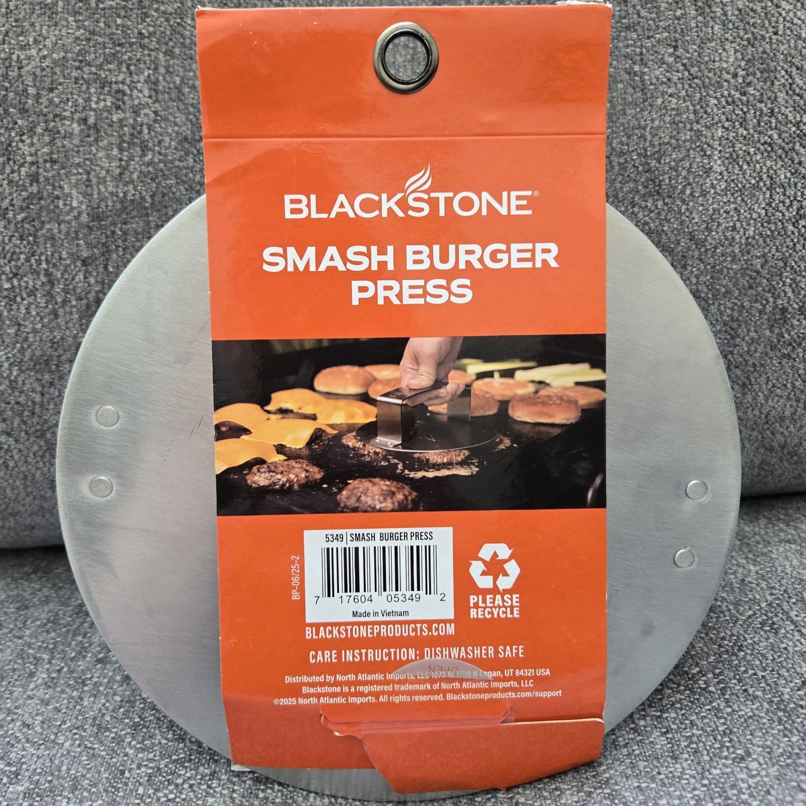 New Blackstone Stainless Steel Smash Burger Press for Perfectly Smashed Patties gallery