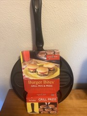 Nordic Ware Burger Bites Grill Pan & Press