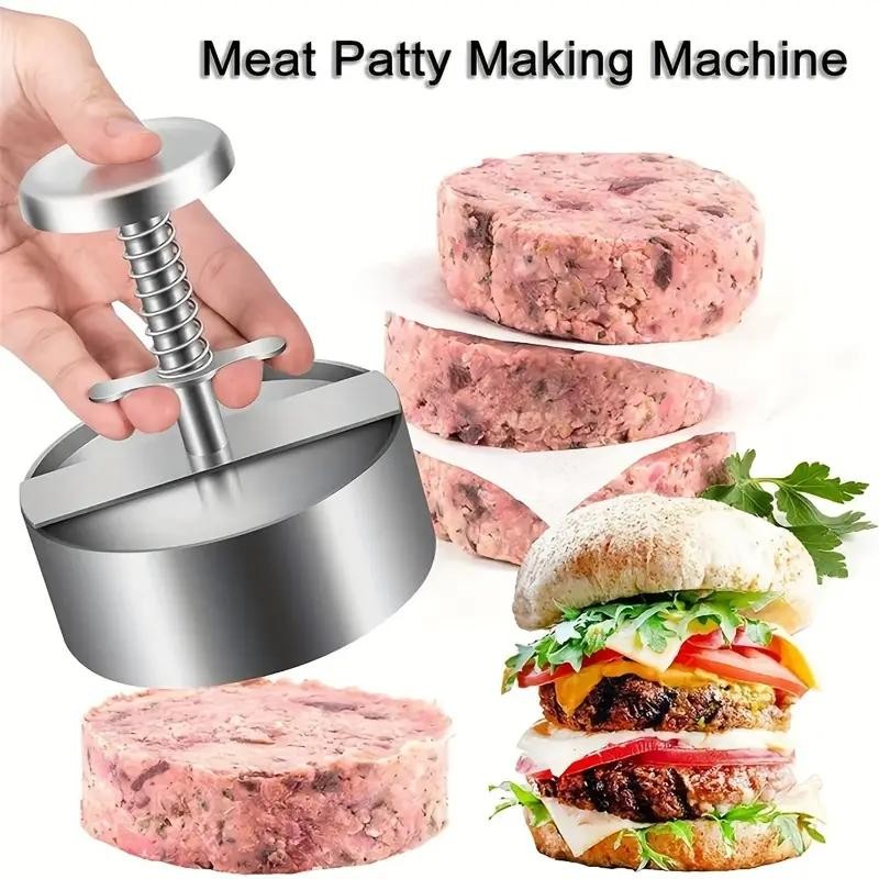 Non‑stick Burger Press Mold for Shaping Beef, Cheese, or Veggie Patties Easily." gallery
