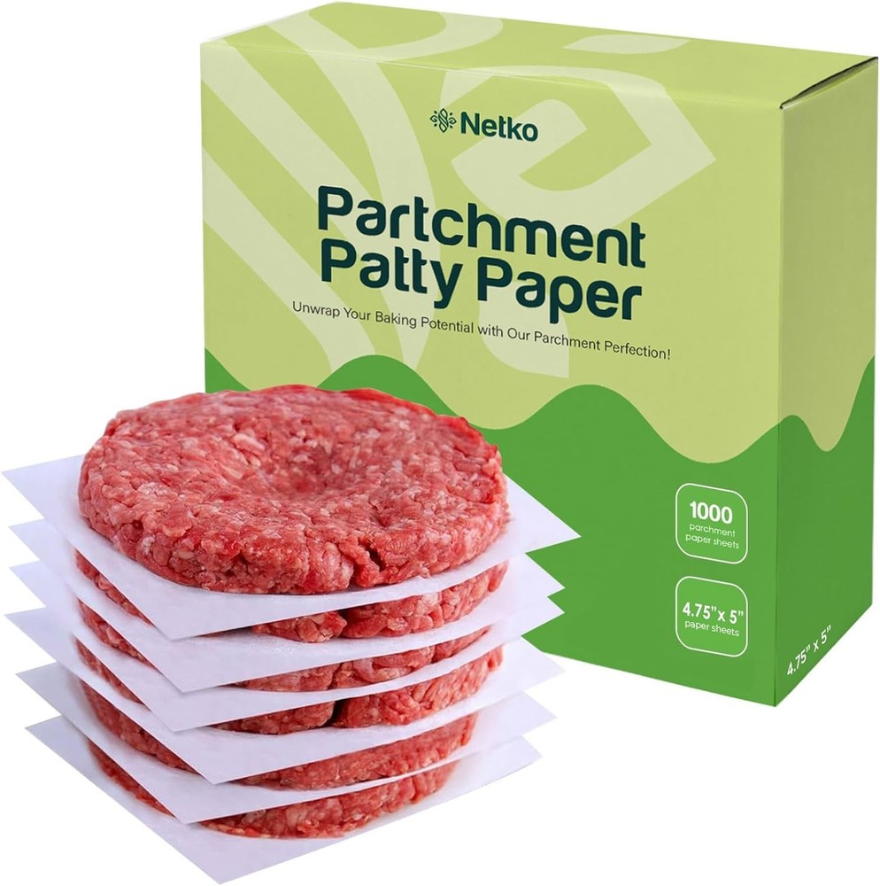 Patty Paper - Hamburger press Sheets 4.75x5" - 1000 4.75x5, White
