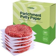 Patty Paper – Hamburger press Sheets 4.75×5″ – 1000 4.75×5, White