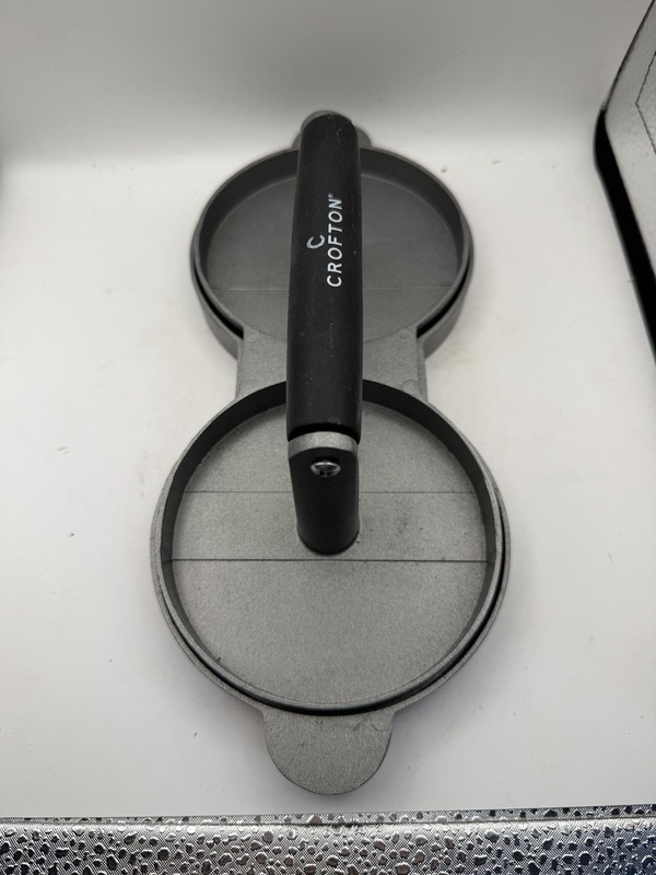 Crofton Double Burger Press Patty Maker Nonstick Aluminum Kitchen Tool gallery