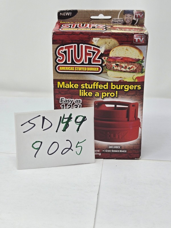 STUFZ America’s Stuffed Burger Maker As Seen On TV (New)HARD TO FIND(#JD9499025) gallery