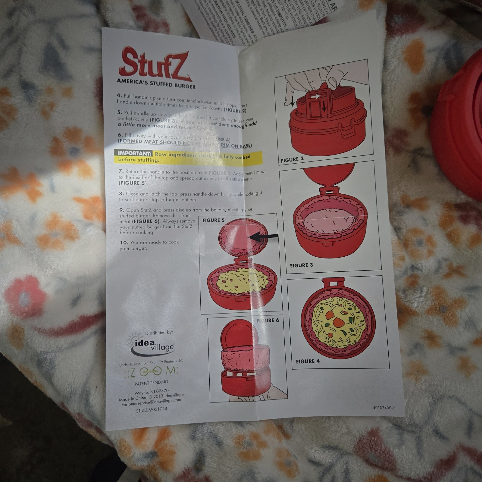 Stufz, Stuffed Burger Press, Or Other Meat, Tuna... Patty Maker As Seen On TV gallery