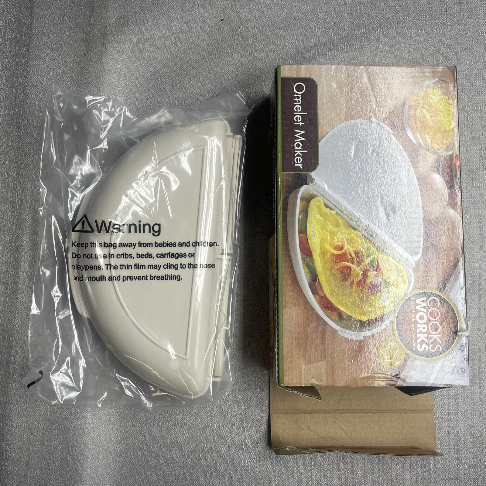 New Cooks Works Omelet Maker #3329 Dishwasher Safe BPA Free gallery