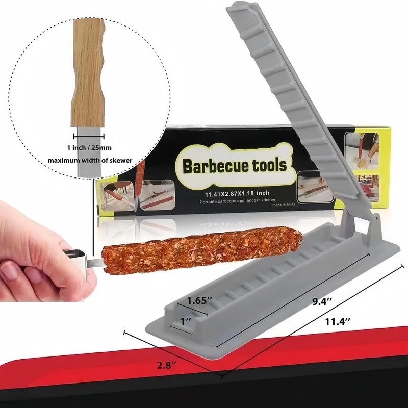 2Pcs Kebab Maker Press | Create Flawless, Manual Kabob Mould, Kabob Maker Bar... gallery